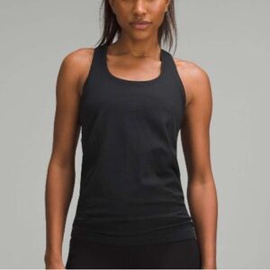 Lululemon Black / Black Swiftly Tech Racerback Tank Top 2.0 *Hip Length
